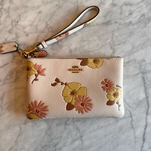 Coach spring time wristlet